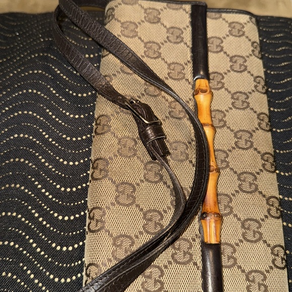 Authentic Vintage Bamboo Gucci Clutch - Picture 6 of 10